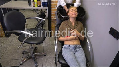 7200 Arnika hot Ukrainian singer perm by Ukrainian barber 1 shampoo