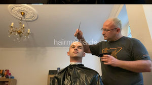 2012 20210908 headshave and red stripe bleaching