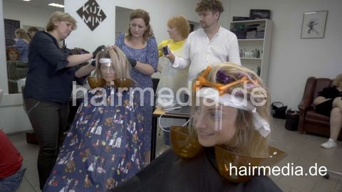 7200 Marina roots perm at workshop Ukrainian perm Part 2