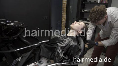7200 Alexandra 18yo teen perm by Ukrainian barber 3 perm process