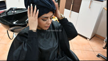Load image into Gallery viewer, 1225 NatashaA backward bowl shampoo by barber ASMR