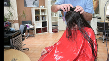 Carica l&#39;immagine nel visualizzatore di Gallery, 399 KseniaK live extrem long 2 buzz cut and blow dry by Barber