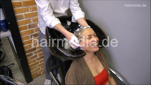 7200 Arnika hot Ukrainian singer perm by Ukrainian barber 1 shampoo