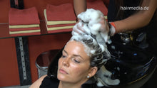 Charger l&#39;image dans la galerie, 377 ValentinaDG by TanjaK in leatherpants salon backward hairwash