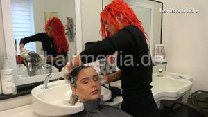 368 Wiktoria by redhead Charline backward salon hair