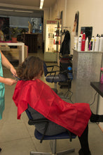 Load image into Gallery viewer, a0047 haircutcape barbercape red
