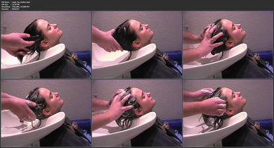 937 Angie Schnittpunkthaare shampooing backward by barber 3 min video for download