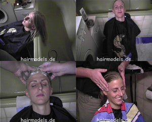966 shampoocasting Munich 4 Models by Gabriela and Barber