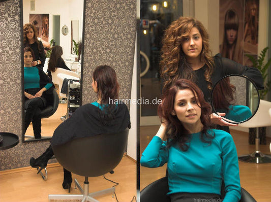 b024 NadjaL blow dry 7 min HD video for download
