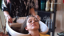 Carica l&#39;immagine nel visualizzatore di Gallery, 9071 AlisaF by Kia backward salon shampoo long hair wash