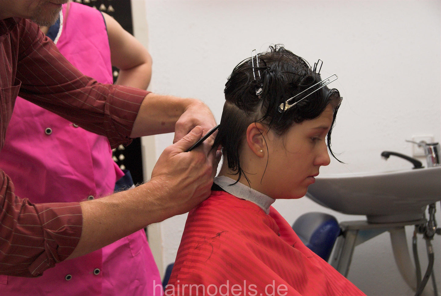 8007 Antonia 3, buzz and shave by male hobbybarber