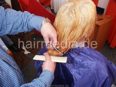 818 Cindy in hotel by hobbybarber truckdriver long to short and buzz  TRAILER