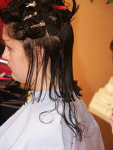 Cargar imagen en el visor de la galería, 894 JanaD teen daughter haircut by mature barberette