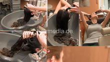 Load image into Gallery viewer, 193 Jenny 2 self shampooing in salon bowl, 19 min video for download