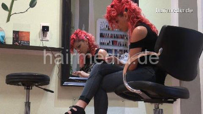 9071 Kia by Fitore 4 fresh styled hair upright salon shampooing hairwash