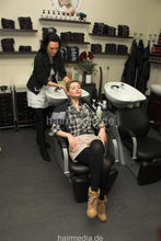 Charger l&#39;image dans la galerie, 9048 22 Oxana backward pampering shampooing in high boots by SandraN
