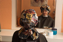 Cargar imagen en el visor de la galería, 694 SandraK in skirt wet set hooddryer hairnet and permcap