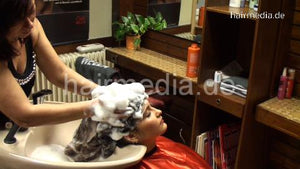 361 Benafsha 2 backward shampooing thick hair by Talya rich lather
