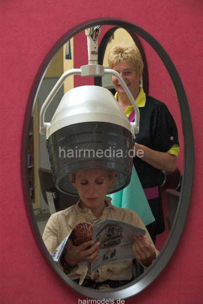6131 NadjaL 3 Bingen relaxing under the hairdryer ASMR