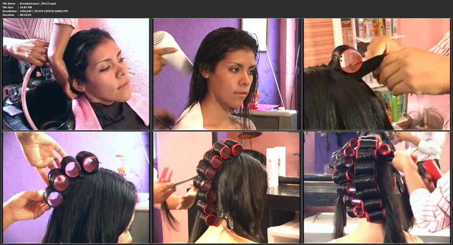 6199 Brendastrans wet set and updo