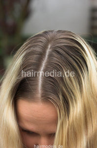 479 MarinaH long hair bleaching, shampoo, blow complete