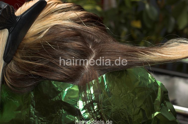 479 MarinaH long hair bleaching, shampoo, blow complete
