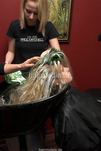 479 MarinaH 2 teen long hair shampoo, salon backward, thick blonde long hair