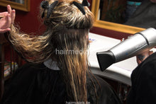 Load image into Gallery viewer, 479 MarinaH 3 teen long hair blow out after bleaching session