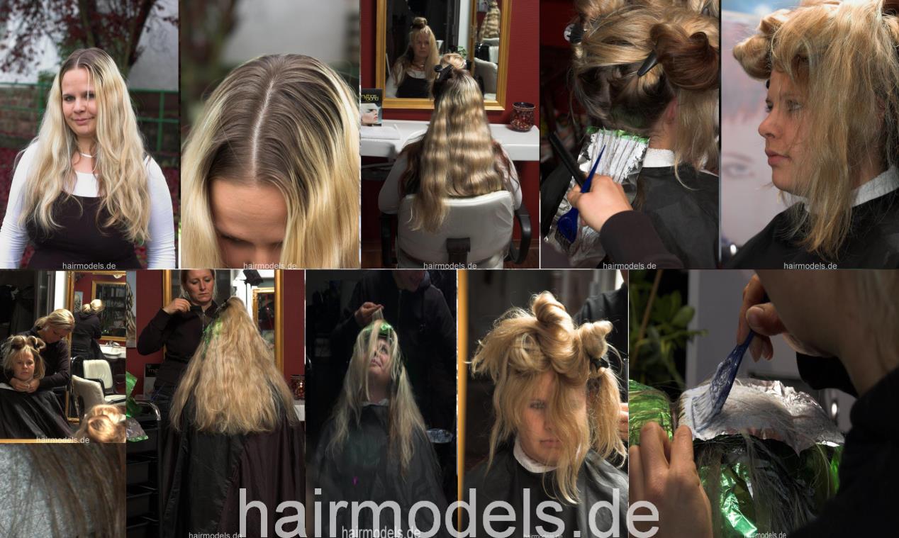 479 MarinaH long hair bleaching, shampoo, blow 95 pictures for download