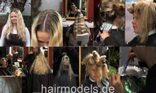 Load image into Gallery viewer, 479 MarinaH long hair bleaching, shampoo, 123 min video 95 pictures DVD