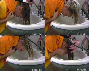 b009 Julia forward shampoo hairwash backward and blow by NancyJ complete