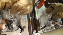 Load image into Gallery viewer, 8098 Claudia 3 strong forward wash by Dzaklina mature barberette Kultsalon shampoobowl