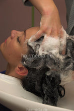 Charger l&#39;image dans la galerie, 6115 Oxana 3 topmodel in boots get her fresh styled hair washed by MelissaHae