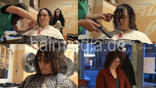 Carica l&#39;immagine nel visualizzatore di Gallery, 7089 darkblonde 4 trim haircut on fresh permed hair
