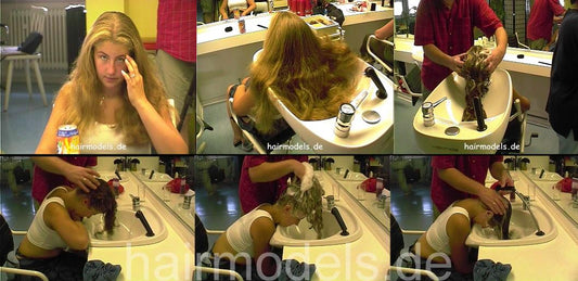 9117 Teen Desi firm backward shampoo and forward by barber thick hair