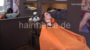 9037 4 Dominique backward shampoo hairwash by barber