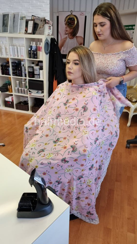 Inge TV unique very large nylon cape tieclosure flowerpower e0121