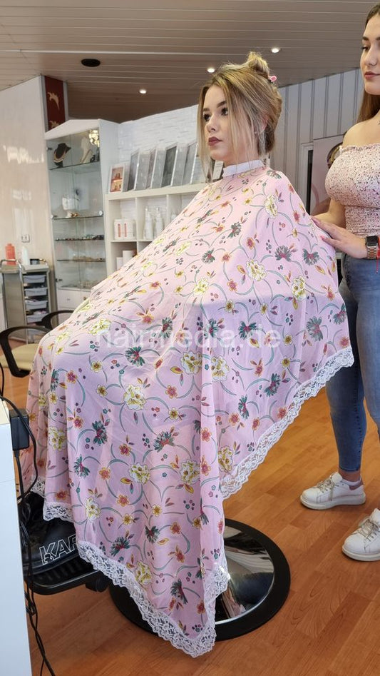 Inge TV unique very large nylon cape tieclosure flowerpower e0121