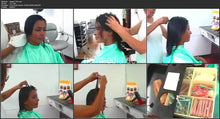 Load image into Gallery viewer, 6199 ebony shampoo and faked perm small rod wet set