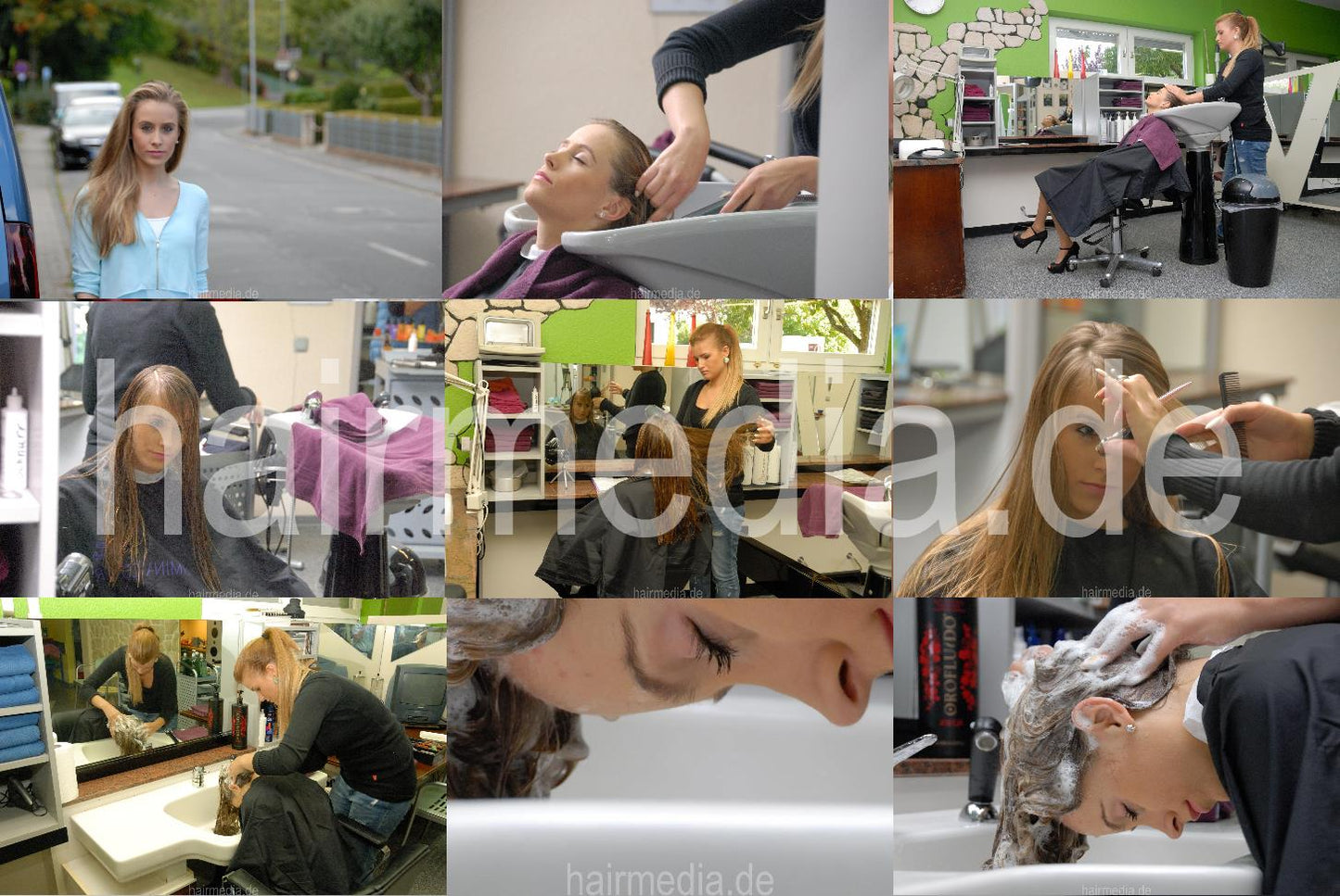 8148 EllenS by longnailed barberette complete 48 min HD video for download