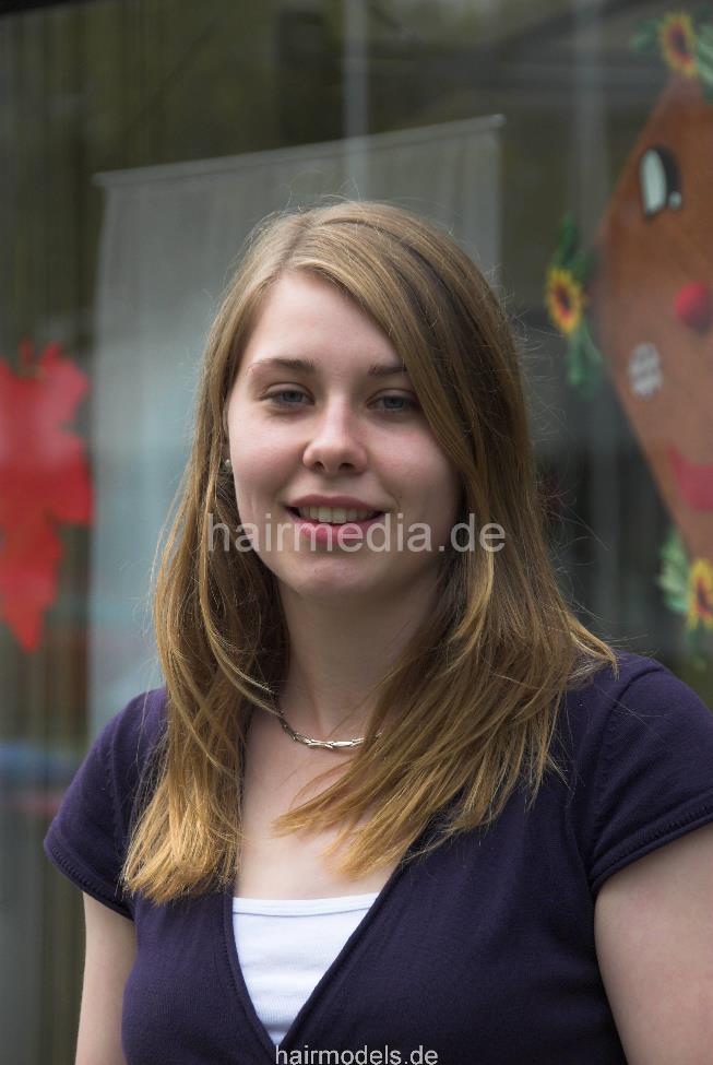 790 Ann Kathrin Teen strong wash forward with gloves pre perm