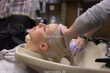 Load image into Gallery viewer, 482 Franziska going blonde and haircut complete