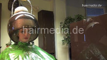 Load image into Gallery viewer, 6158 Damaris 3 set wet set and hooddryer in heavy thick pvc green cape