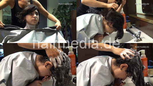 8142 Mariam thick hair cut complete 105 min HD video for download