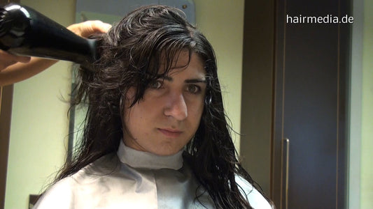 8142 Mariam thick hair 3 blow out curly thick hair