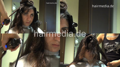 8142 Mariam thick hair cut complete 105 min HD video for download