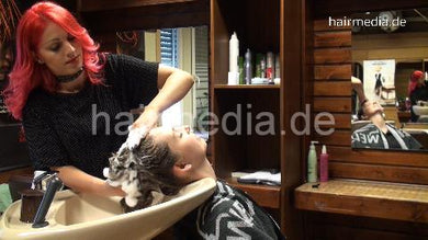 9068 NicoleF 2 by Kia new method shampooing salon hairwash backward