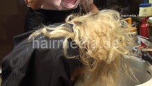 Load image into Gallery viewer, 4011 SarahS 3 forward wash thick hair mob by mature barberette