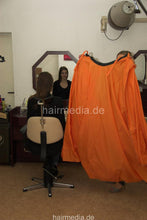 Load image into Gallery viewer, b025 Silvija large cape strong forward salon hairwash shampooing by KristinaB in apron