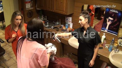 360 Tatjana upright salon hairwash double controlled